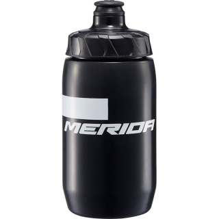 Láhev Merida CLASSIC černo-bílá (500ml) s odmont. krytkou